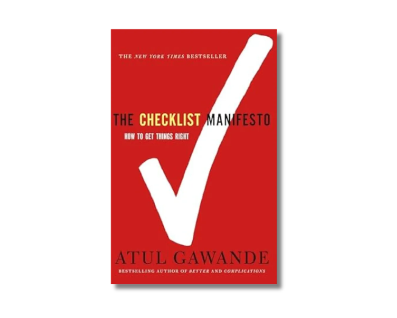 Surabhi Books Book of the checklist manifesto