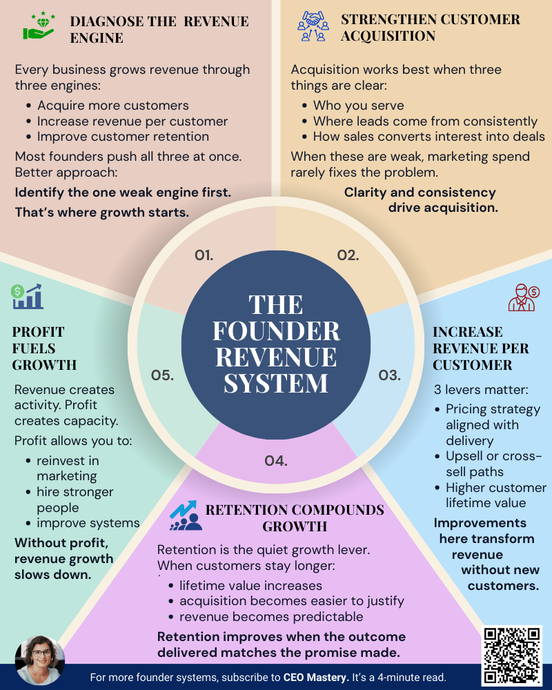 The Founder revenue system